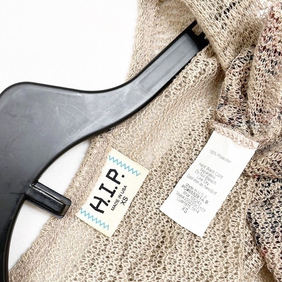 H.I.P. tribal print sleeveless knit cardigan - Picture 3 of 4